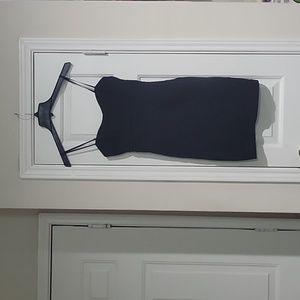 Black mini dress